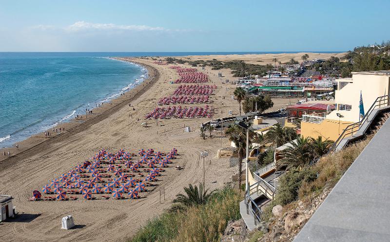 Apartamentos Tamaran Playa del Inglés Exteriör bild